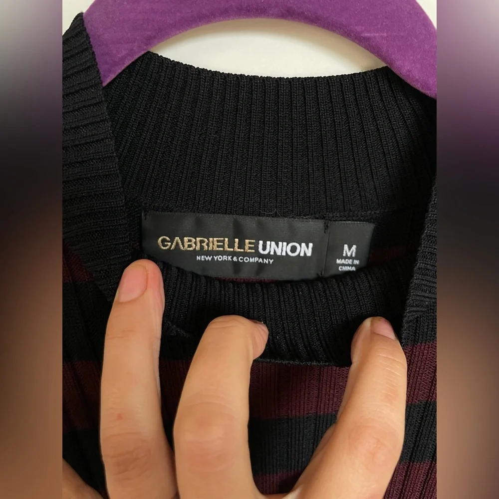 NY&C Gabrielle Union Ribbed Midi Dress - Medium - Picture 5 of 11